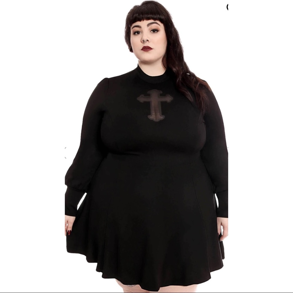 Crossed out Killstar Dress Plus Size